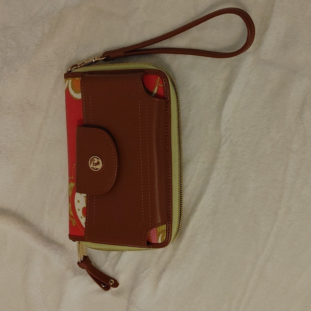 Spartina 449 Wristlet Wallet w/ Cell Phone Pocket